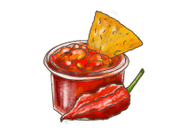 Blu Jolokia Salsa-Chili